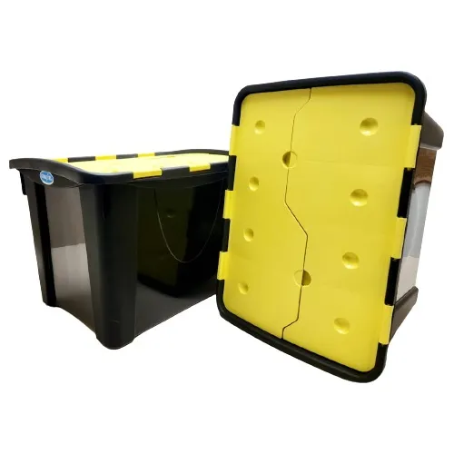 Caja Manaplas Maxy Container Industrial 52 Lts Pqt 4 Unds