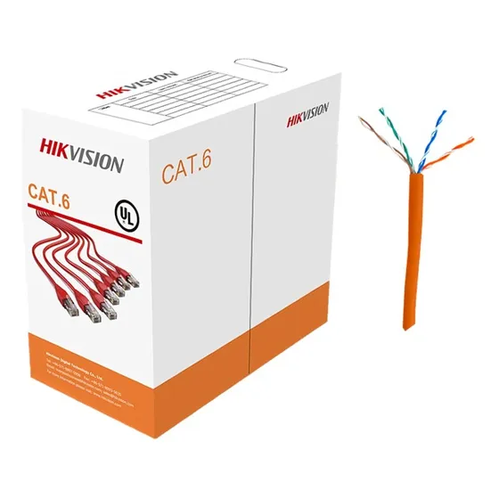 Cable De Red Cat6 Utp 100% Cobre Ignífugo Hikvision