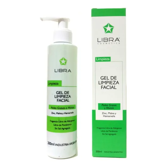 Gel De Limpieza Facial Piel Grasa O Mixta 200 Ml Libra