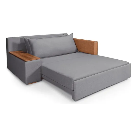 Sofá Cama Retrátil Panamá Compose Casal Com Baú Império Cor Linho 199/856