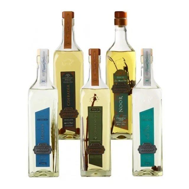 Colección  Piscos Bou Barroeta 750 Ml/ Envío Incluido