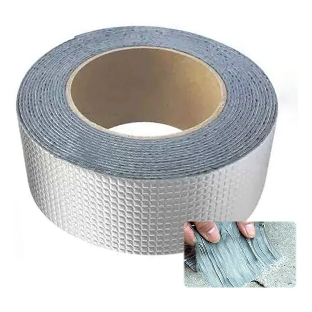 Cinta Butilo Autoadhesiva Aluminizada Techos Fugas 5cmx5mt