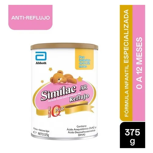 Formula Infantil Similac Ar Antireflujo Lata X 375gr
