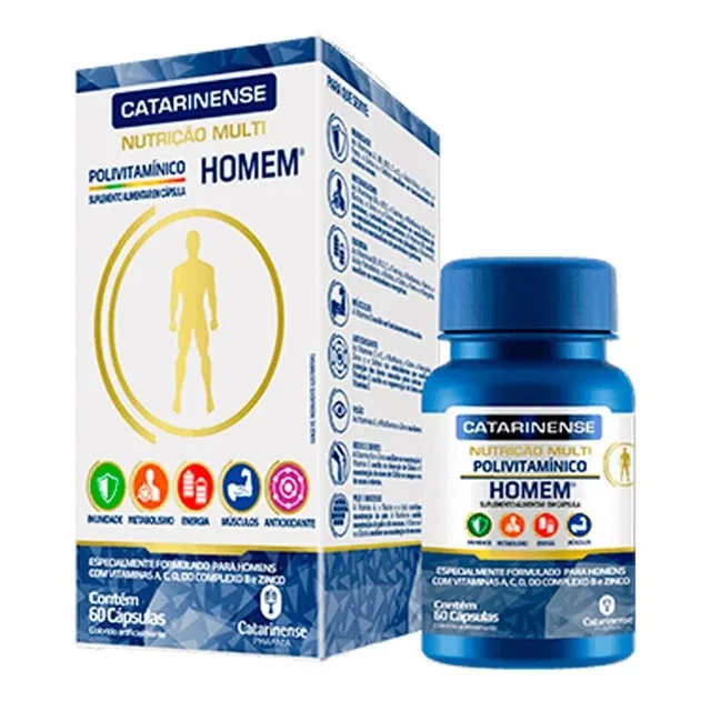 Multivitaminico 60 Caps Catarinense Pharma - Linha Completa