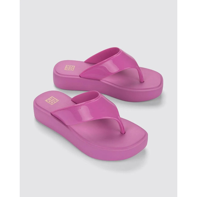 Chinelo Plataforma Zaxy Zoom  Lilás 35