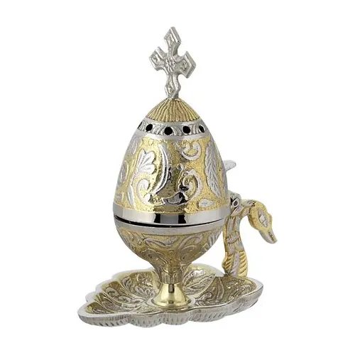 Quemador Incienso Ortodoxo Griego Para Liturgia 4031-gn