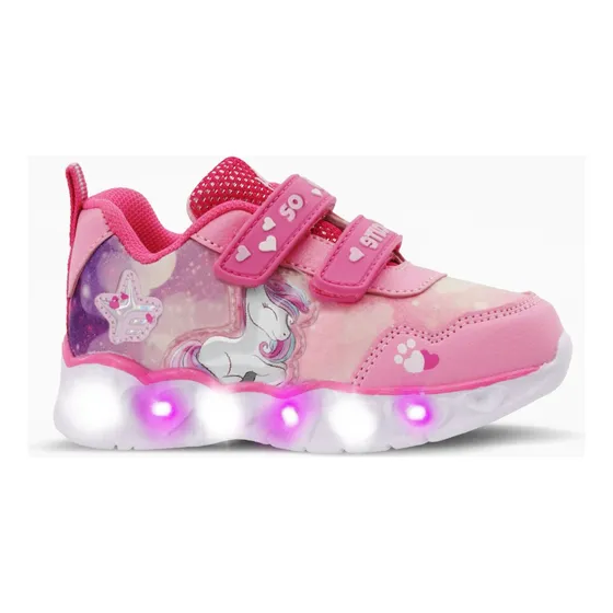 Mini Unicorn Love Fucsia Luz Al Pisar (t. 22-26)