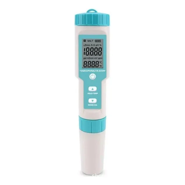 Medidor De Ph Orp Tds Ec Salinidad % S.g Phmetro Portatil 