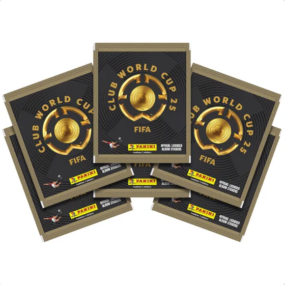 Kit 250 Figurinhas Fifa Club World Cup 2025 50 Envelopes Personagem Album Fifa World Cup