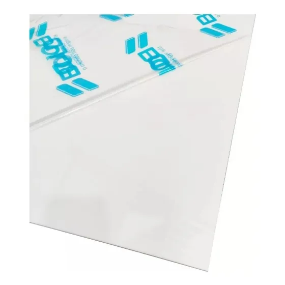 Chapa Placa Acrilico Branco Leitoso 60cm X 40cm 2mm