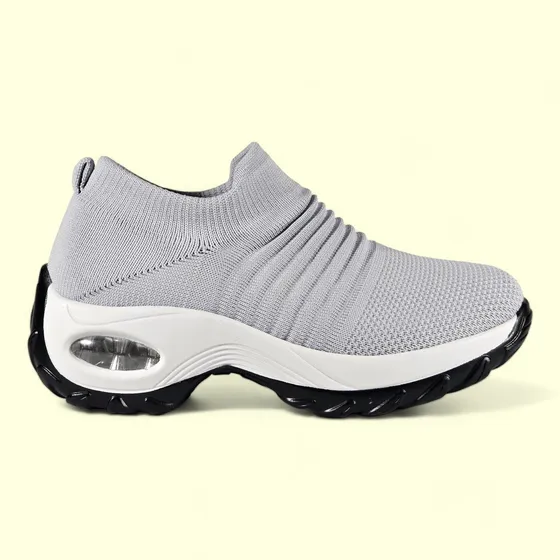 Zapatillas Para Mujer Plataforma Elastizada Camara De Aire