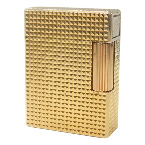 Encendedor Dupont Paris Línea 1 Dorado Original Francia
