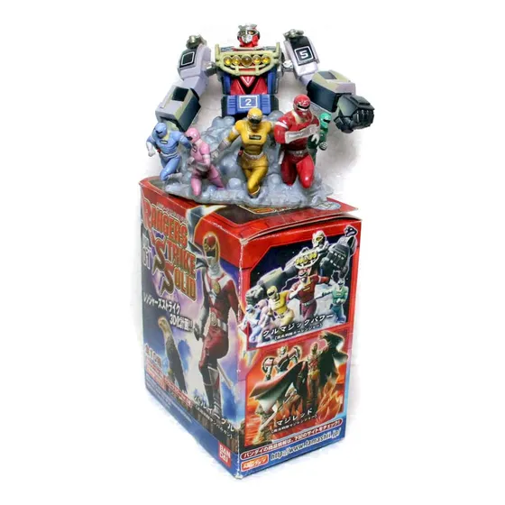 Estatua Super Sentai Poer Rangers Turbo Strike Solid V1 9cm