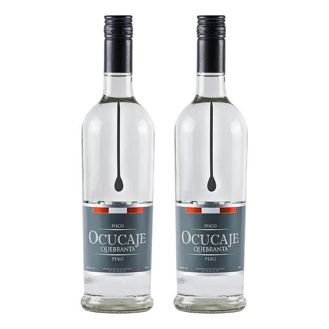 Pack X2 Pisco Gota Ocucaje Quebranta X 700 Ml