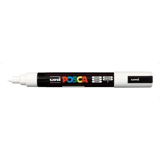 Caneta Marcador Branca Uni-ball Posca Pc-5m Caneta Marcador Branca Uni-ball Posca Pc-5m