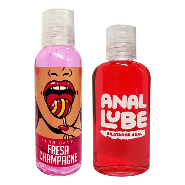 Pack X2 Gel Intimo Sabores + Dilatador Anal Escoge Tu Sabor