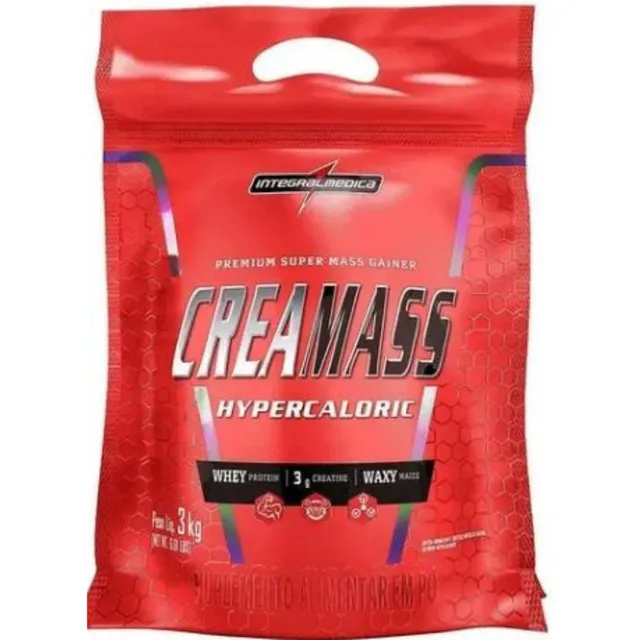 Hipercalórico Crea Mass 3kg - Integralmédica Pó