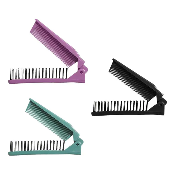 Peine For El Cabello Plegable Compacto Mini Peine De