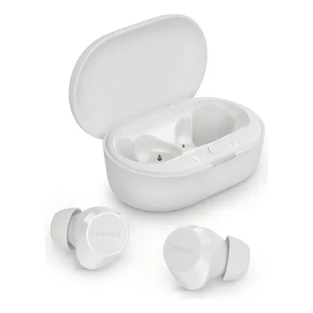 Fone De Ouvido Bluetooth Philips Tat1209 White True Wireless Branco