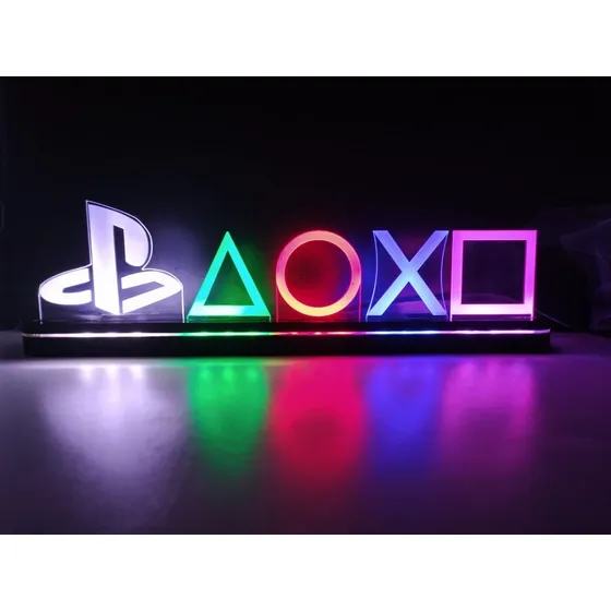 Abajur Luminária Led  Playstation Ou Xbox  - Usb - 37cm