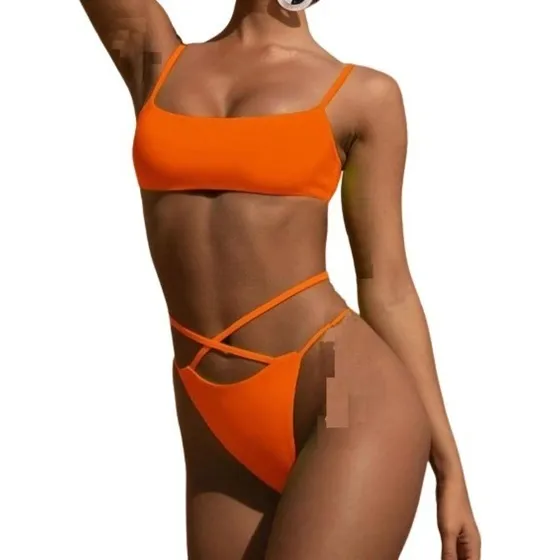 Traje De Baño Bikini Sharoll Dos Piezas.