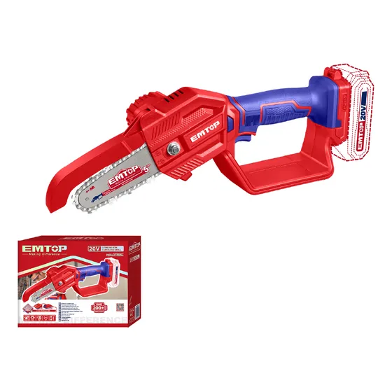Motosierra A Bateria 20v Emtop 5'' Elga2058