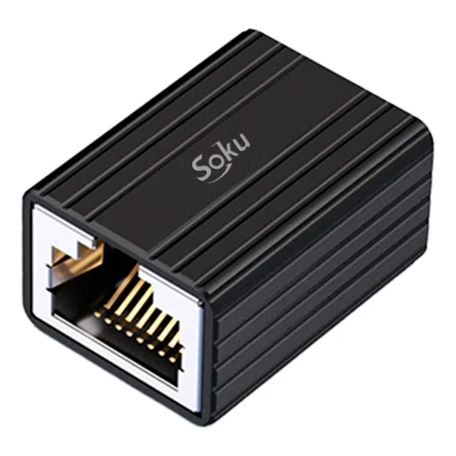 Soku Extensor Cable Ethernet Rj45 Hd 10gbps Hasta 100m Pro