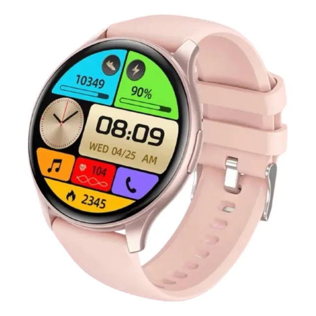 Reloj Inteligente Mujer Smartwatch Llamadabluetooth Rosado