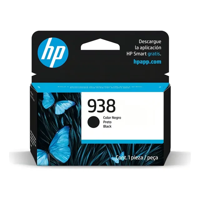 Cartucho de tinta negra HP 938