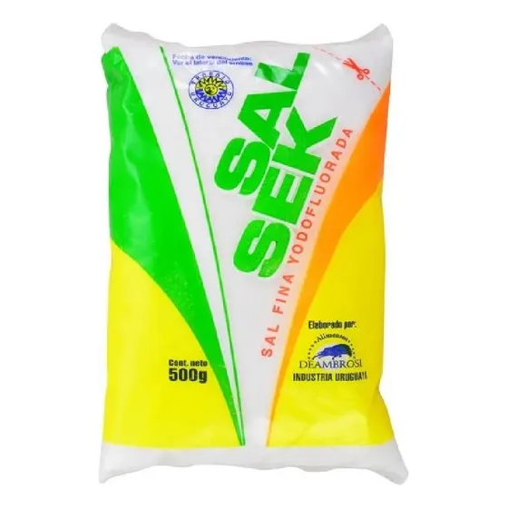 Sal Fina Yodofluorada Sal Sek 500 Grs