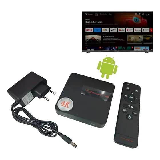 Tv Box Smart Transforma Sua Tv Em Smart Anatel Android Wi-fi