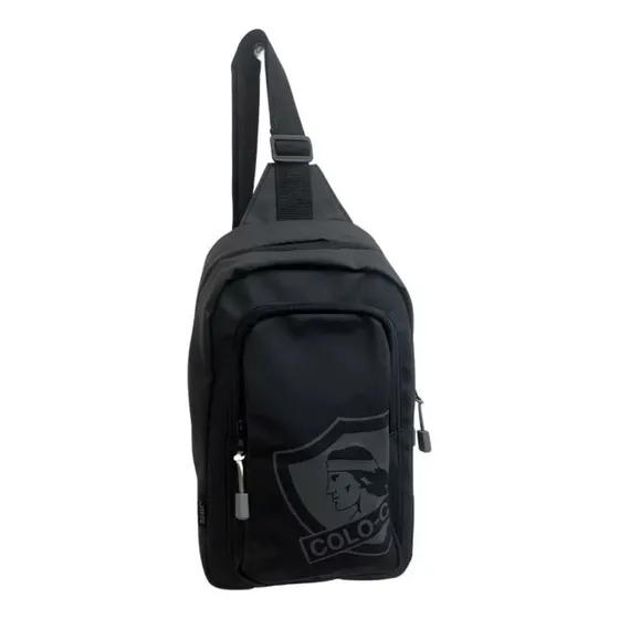 Bolso Crossbag Colo Colo 2025 Grande Producto Color Negro