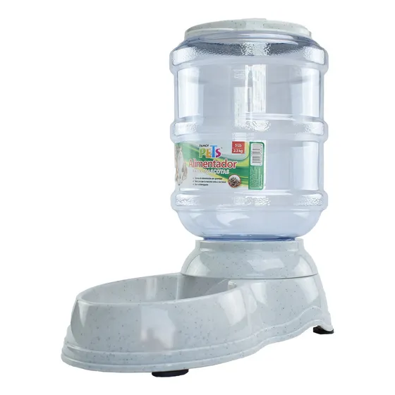 Tazon Dispensador Automatico Alimento Para Perros Gato Chico