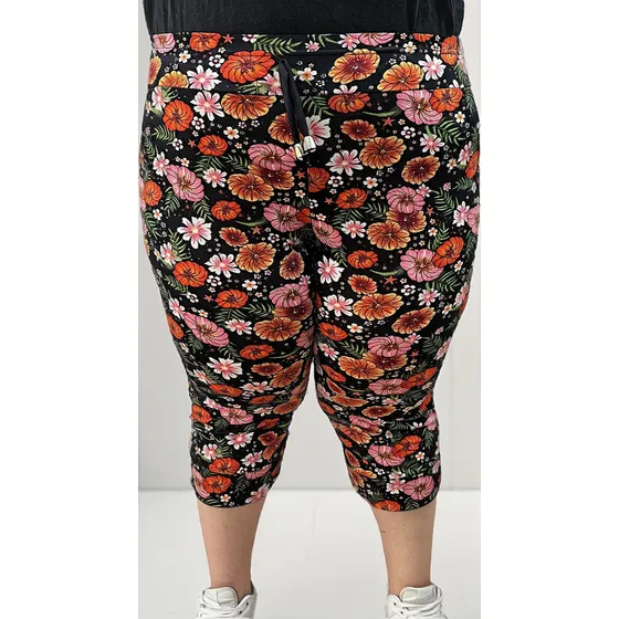 Capri Con Puño Y Bolsillos Seda Fria Talles Grandes