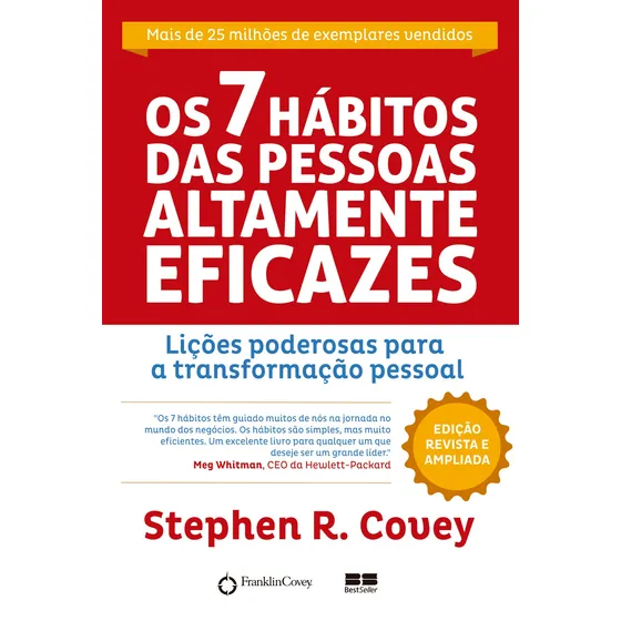 Os 7 hábitos das pessoas altamente eficazes: Não Aplica, de : Stephen R. Covey. Série Não Aplica, vol. Não Aplica. Editora BestSeller, capa mole, edição não aplica em português, 2019