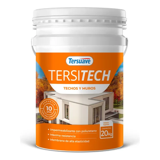 Impermeabilizante Tersitech Techos Y Muros Blanco X 20 Kgs