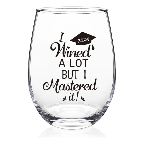 Futtumy Regalo Graduacion I Wined Lot But Mastered It 2 Copa