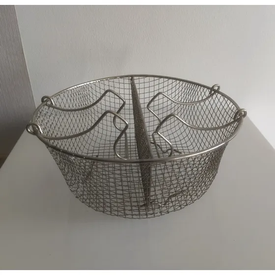 Cesta Para Freir, Acero Inoxidable, 22 X 10cm De Alto, Usada