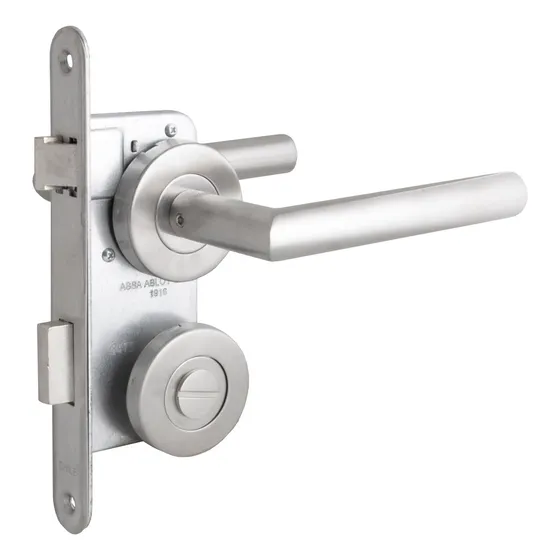 Cerradura Embutida Poli Niza B40 Baño/dormitorio Color Gris