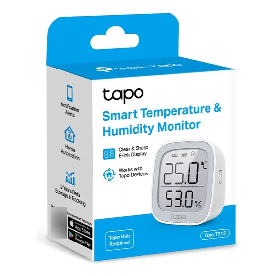 Monitor Sensor De Temperatura Y Humedad Tp-link Tapo T315