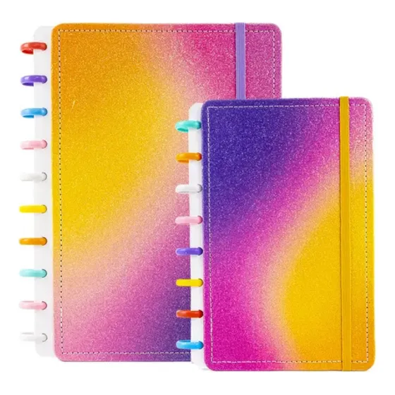 Caderno De Discos Inteligente Grande E Médio B5 A5 Kit 2 Und