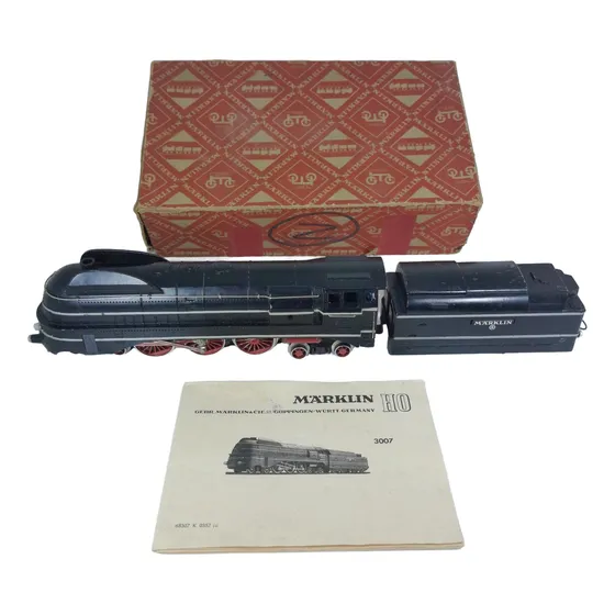Marklin Locomotora Y Tender Sk 800 - C/ Caja Y Manual - Adcu