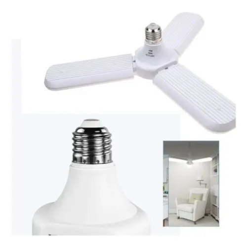 Pack X3 Ampolleta Led 45w Angulo Ajustable 3 Aspas Color de la luz Blanco