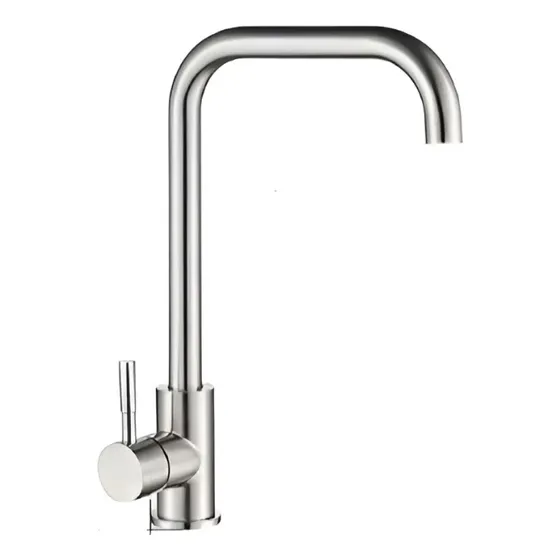 Llave Grifería Lavaplatos Larga Elegante Giratorio Inoxidabl