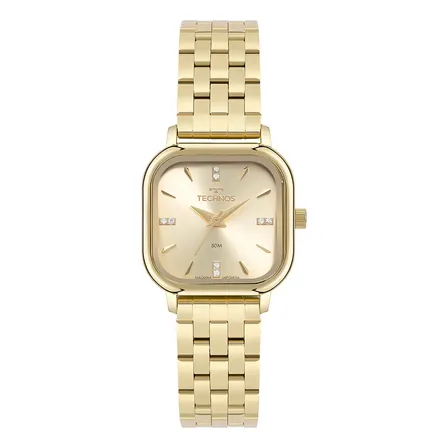 Relógio Technos Feminino Mini Dourado - Gl32bb/1d