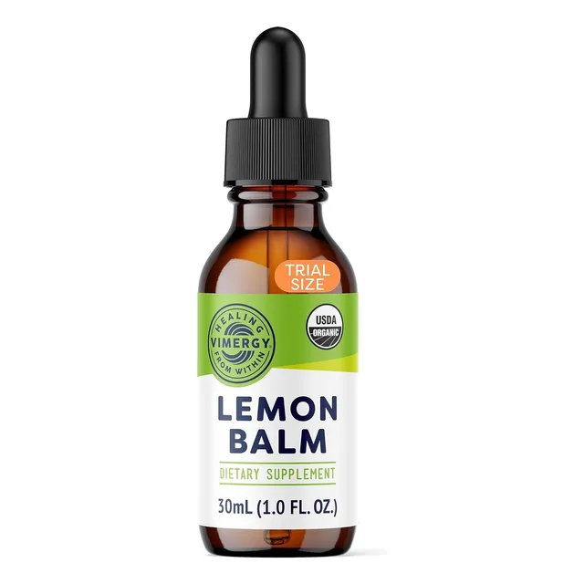 Lemon Balm, Vimergy Gotas Calmantes De Tension Organico 30ml