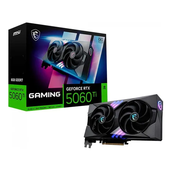 Placa De Vídeo Nv Geforce Msi Rtx5060ti 8gb Gddr7 128bits