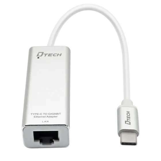 Adaptador De Red Usb Gigabit Ethernet Tipo C A Rj45 Compatib