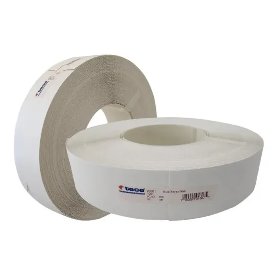 Tapacanto Melamina Filo Blanco 50mm X 50mt Preencolado Tece