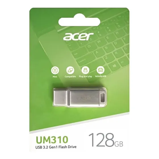 Memoria Metalica Acer Um310 Usb 3.2 128gb